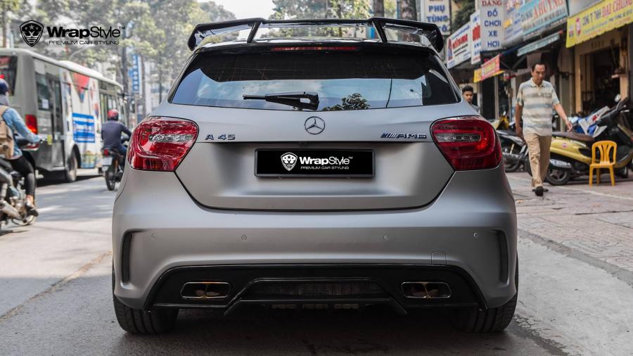  Mercedes-AMG A45 Matte Grey by WrapStyle 2017 года  (фото 3 из 5)